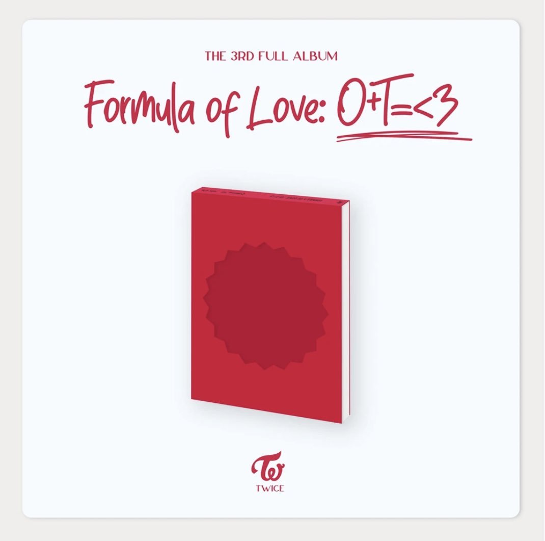 TWICE 트와이스 - 3rd Full Album 'Formula of Love: O+T=<3'
