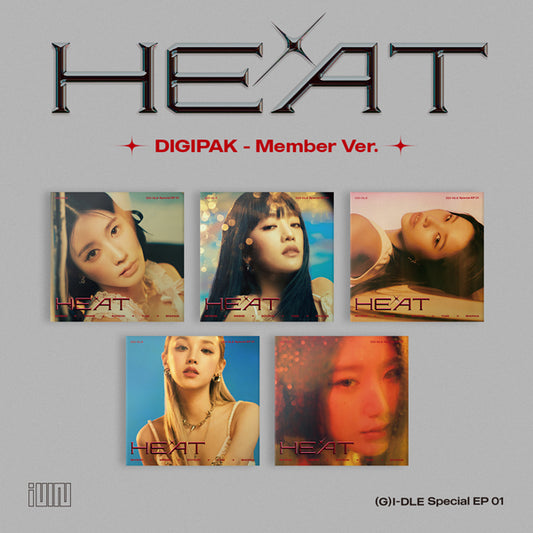 (G)I-DLE - Special Album ‘HEAT’ (DIGIPAK - Member Version)