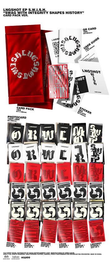 [PRE-ORDER] LNGSHOT - EP 'S.W.I.S.H.' (Card Pack ver.)
