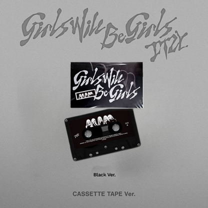 ITZY - 'Girls Will Be Girls' (CASSETTE Ver.) + Apple Music POB Photocard