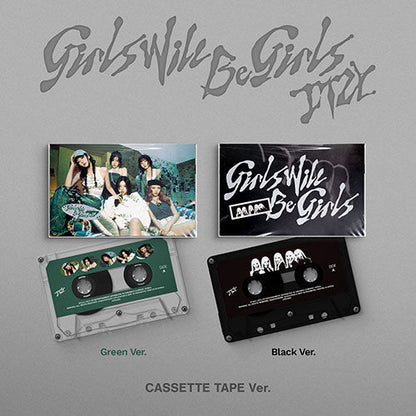 ITZY - 'Girls Will Be Girls' (CASSETTE Ver.) + Apple Music POB Photocard