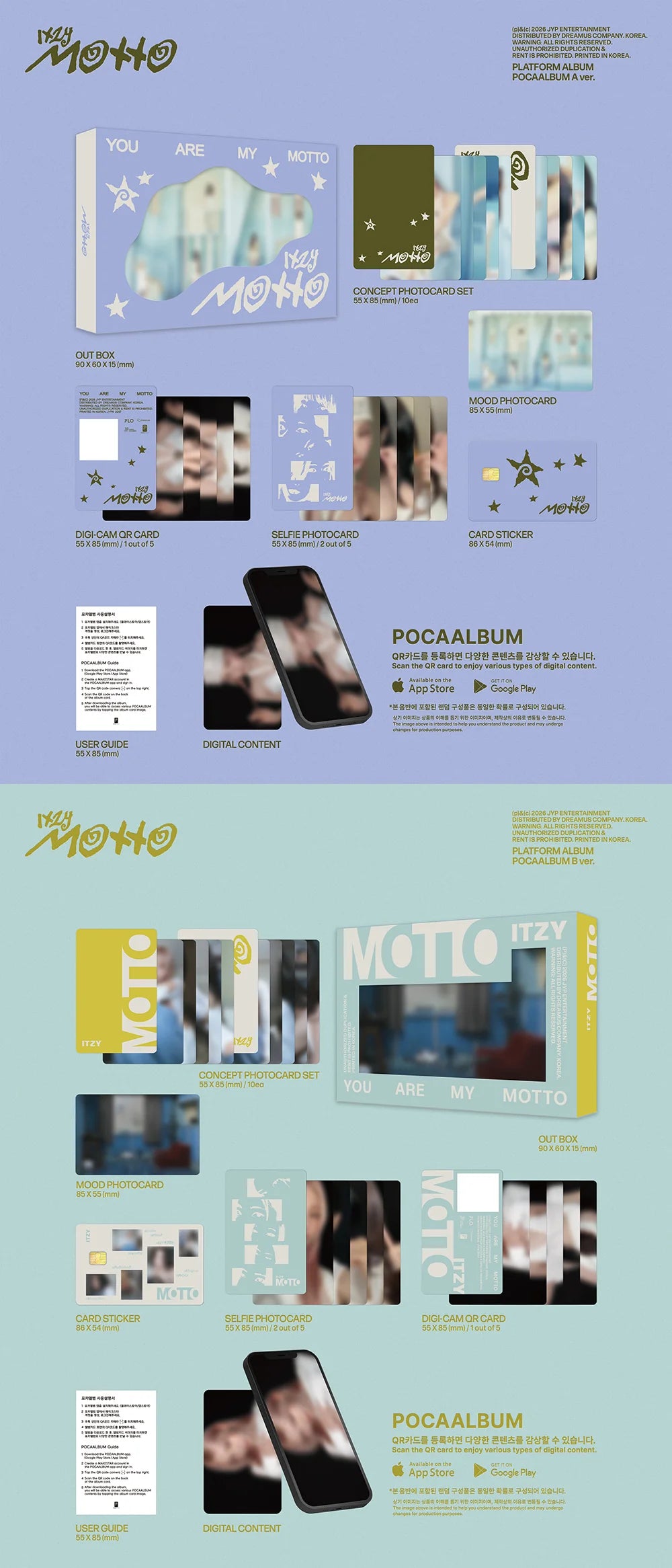 ITZY - 12th Mini Album 'Motto' (POCAALBUM ver.)