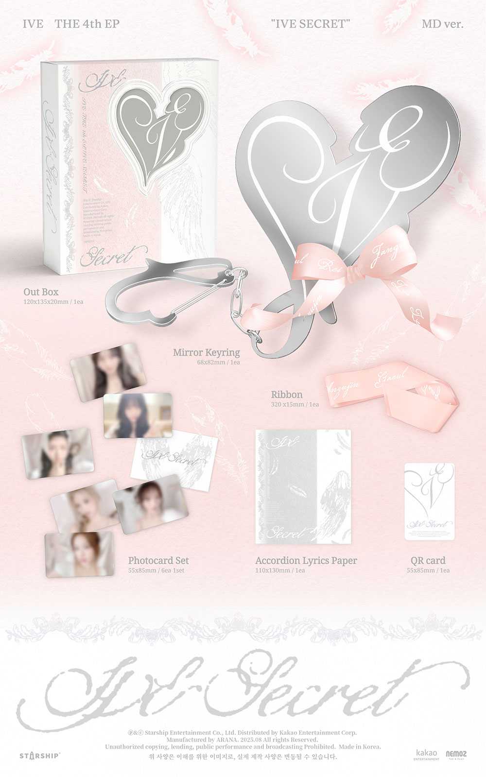 [PRE-ORDER] IVE - 4th Mini-Album 'IVE SECRET' (MD version)