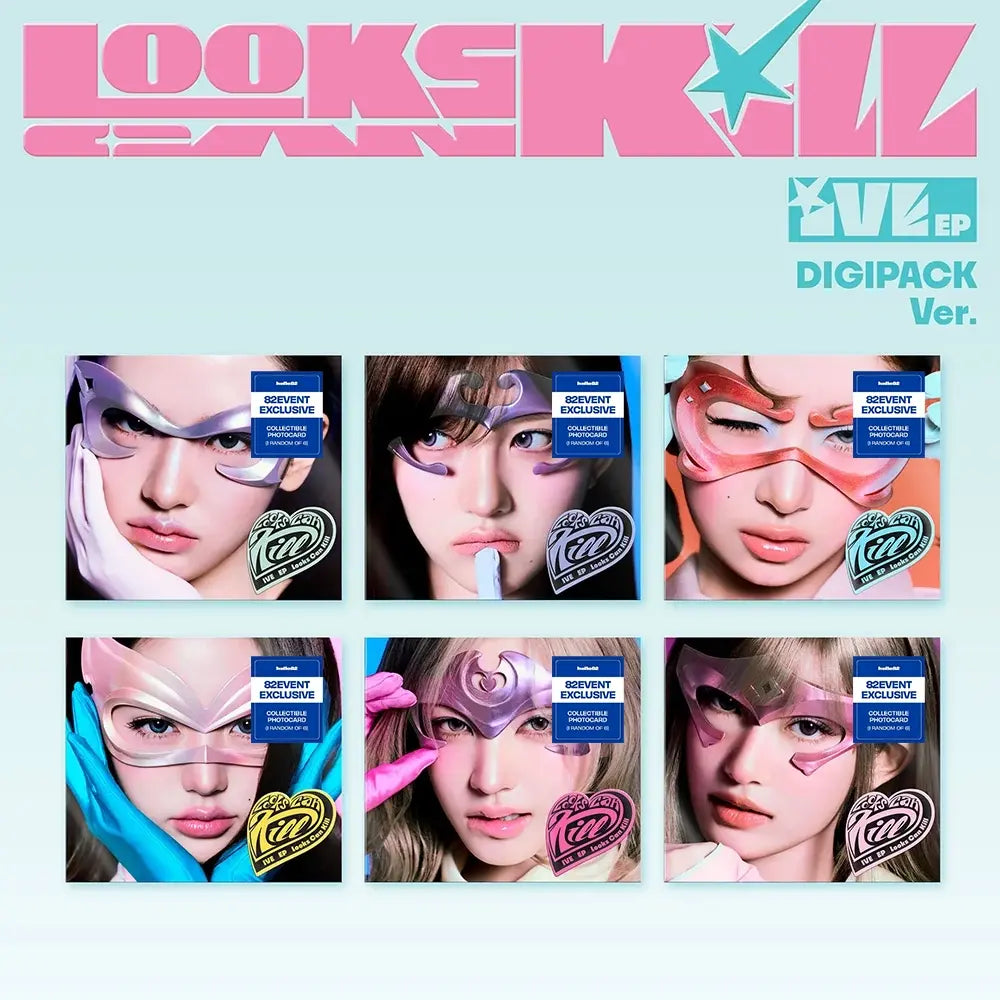[PRE-ORDER] IVE - 5th EP 'Looks Can Kill' (DIGIPAK ver.) (82EVENT Exclusive) (Random)