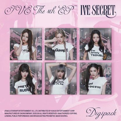 [PRE-ORDER] IVE - 4th Mini-Album 'IVE SECRET' (Digipack version)