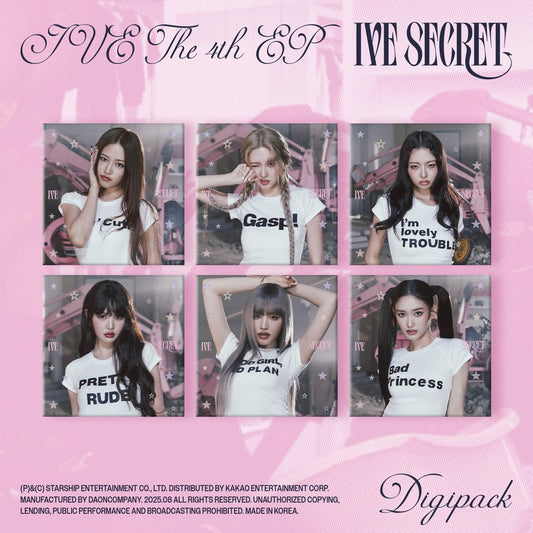 [PRE-ORDER] IVE - 4th Mini-Album 'IVE SECRET' (Digipack version)