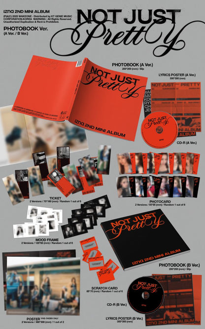 [PRE-ORDER] izna - 2nd Mini Album 'Not Just Pretty' (Photobook ver.) + Apple Music Photocard POB