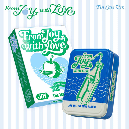 [PRE-ORDER] Red Velvet - JOY - 1st Mini Album 'From JOY, with Love' (Tin Case Version)