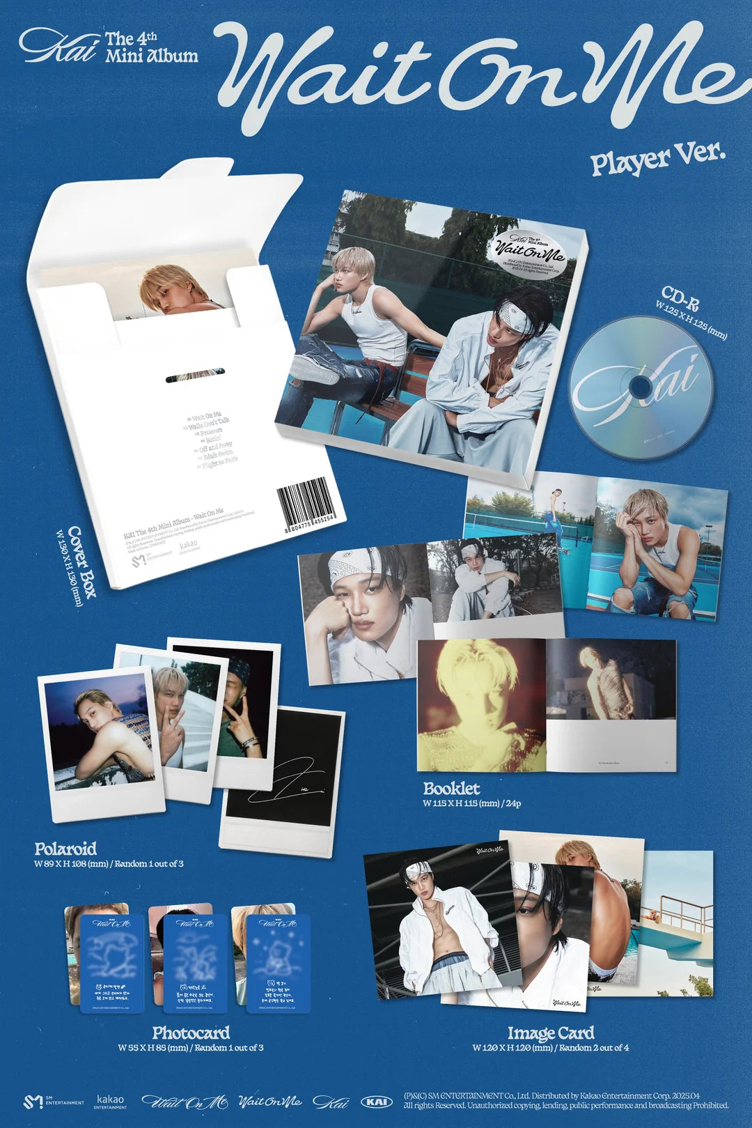 [PRE-ORDER] EXO - KAI - 4th Mini-Album 'Wait On Me' (Player Version)