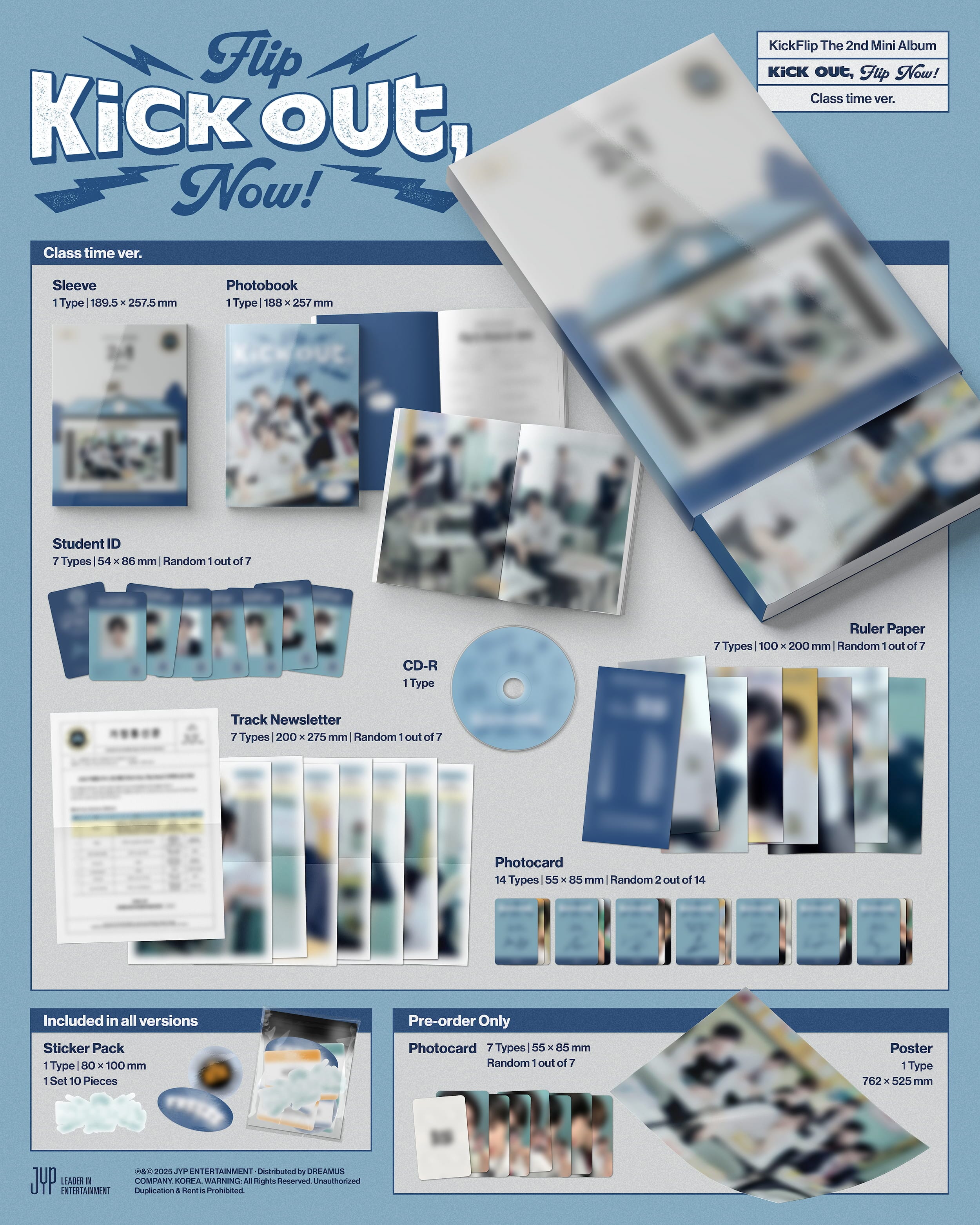 KickFlip - 2nd Mini-Album 'Kick Out, Flip Now!' (Standard Version)