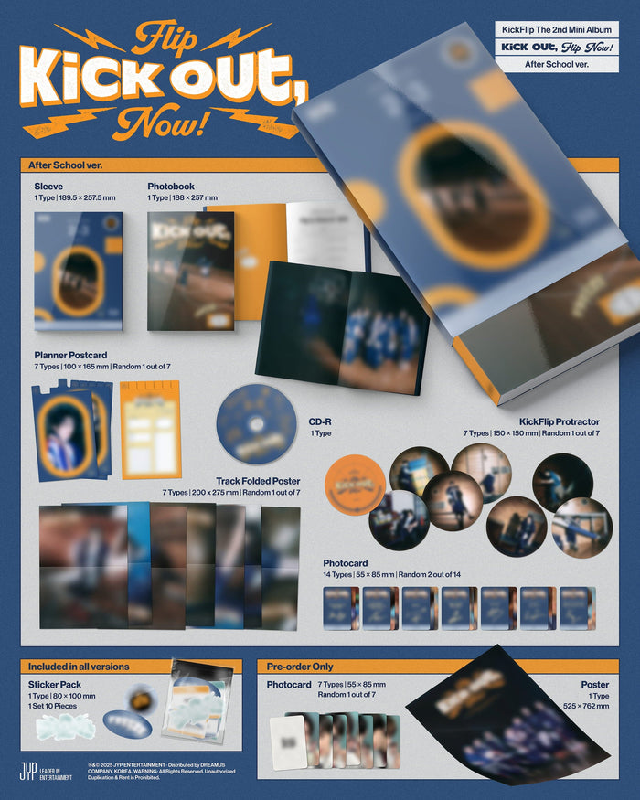 KickFlip - 2nd Mini-Album 'Kick Out, Flip Now!' (Standard Version)