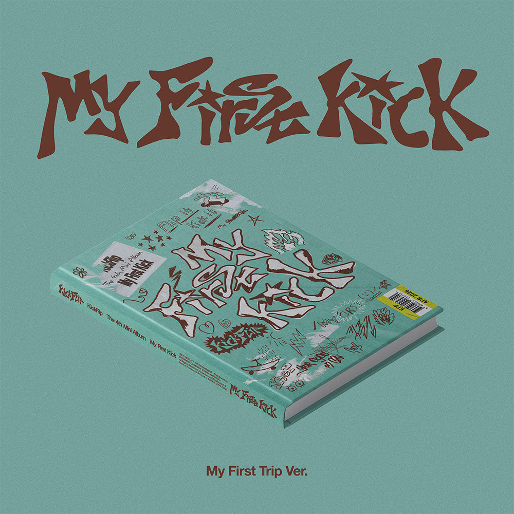 [PRE-ORDER] KICKFLIP - 4th Mini Album 'My First Kick' (My First Trip Ver.) + Apple Music Photocard POB