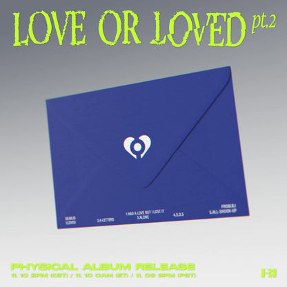 B.I - 3rd EP 'LOVE OR LOVED PT.2' (Asia Letter Version)