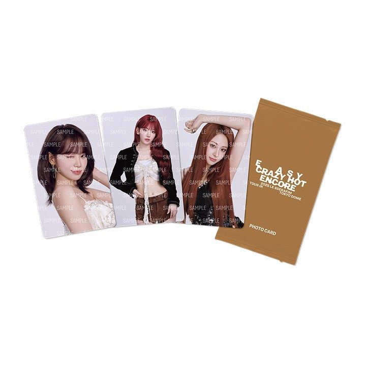 LE SSERAFIM - 'EASY CRAZY HOT' ENCORE - 2025 LE SSERAFIM TOUR IN TOKYO DOME - Photocard Pack (RANDOM)