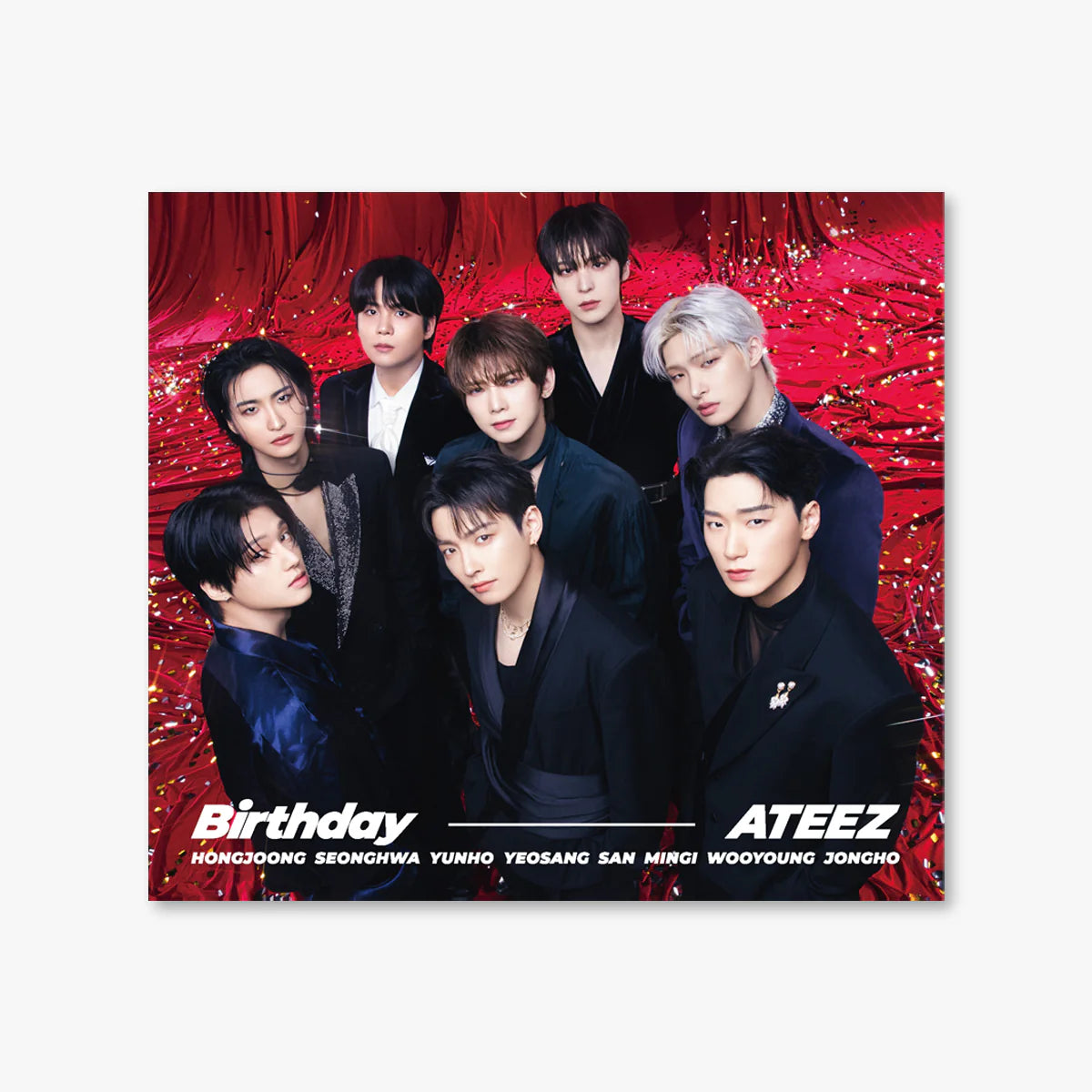 ATEEZ 에이티즈 - 4th Japanese Single 'BIRTHDAY' (Limited A Version) + POB Group Photocard