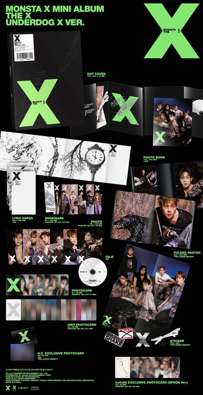 [PRE-ORDER] MONSTA X - 'THE X' (Standard ver.) (hello82 [POP-UP Exclusive])