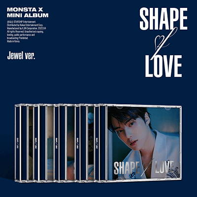 MONSTA X - 11th Mini-Album 'SHAPE of LOVE' (Jewel Case)