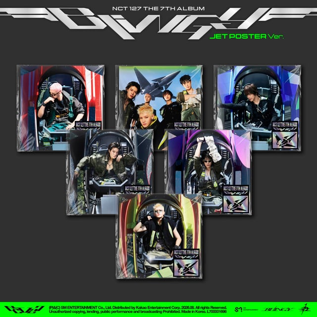 NCT 127 - 7th Album 'BLINGY' (JET POSTER ver.) + Apple Music POB