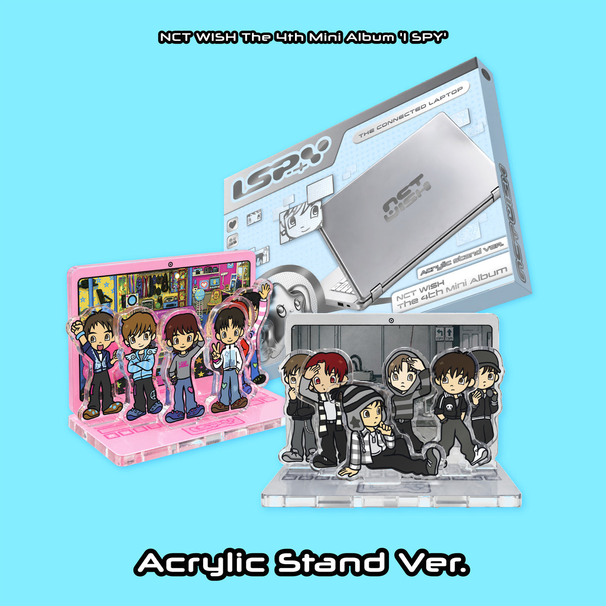 [PRE-ORDER] NCT WISH - 4th Mini 'I SPY' (Acrylic Stand Ver.) (SMART ALBUM) (RANDOM)