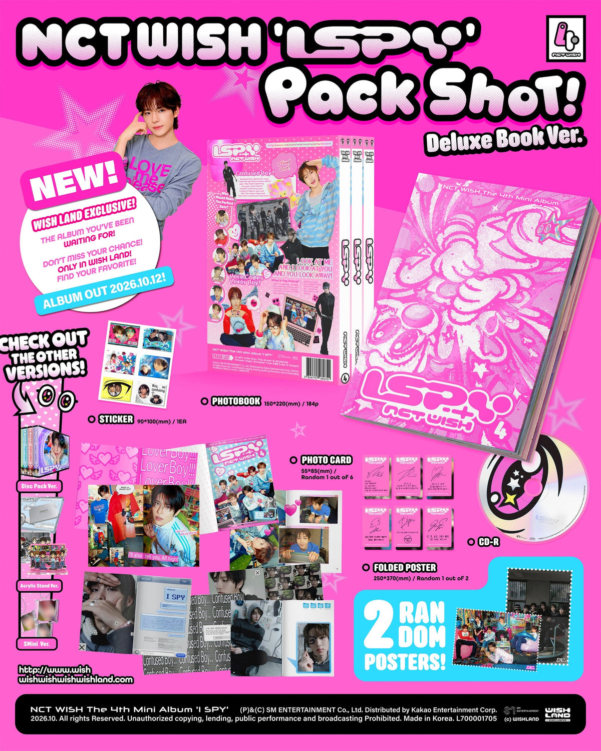 [PRE-ORDER] NCT WISH - 4th Mini 'I SPY' (Deluxe Book Ver.)