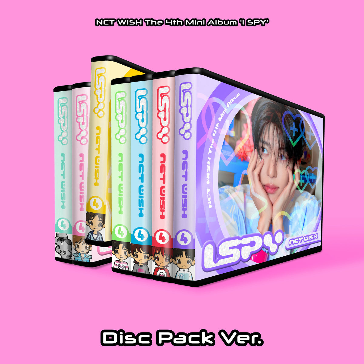 [PRE-ORDER] NCT WISH - 4th Mini 'I SPY' (Disk Pack Ver.) + Apple Music POB