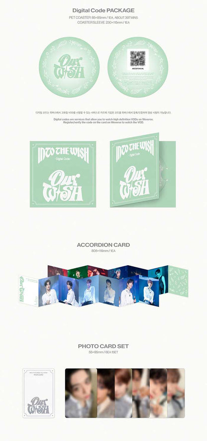 [PRE-ORDER] NCT WISH - 1st CONCERT TOUR 'INTO THE WISH: Our Wish' (Digital Code ver.)
