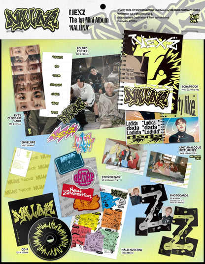 NEXZ - 1st Mini-Album 'NALLINA' (Standard Version) – Kloud K-Pop Store NEXZ - 1st Mini-Album 'NALLINA' (Standard Version) – Kloud K-Pop Store