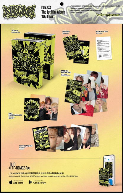 NEXZ - 1st Mini-Album 'NALLINA' (Platform NEMO Version) – Kloud K NEXZ - 1st Mini-Album 'NALLINA' (Platform NEMO Version) – Kloud K
