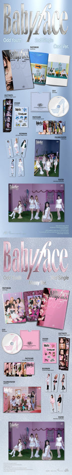 ODD YOUTH - 2nd Single 'Babyface' (Photobook Ver.) + Kooky Photocard Set