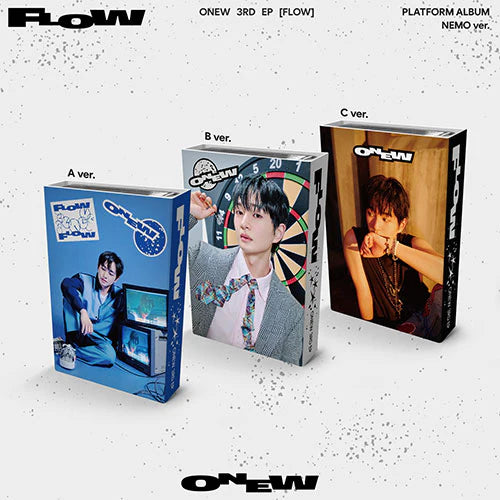 [FINAL SALE] SHINee - ONEW - 3rd Mini-Album 'FLOW' (PLATFORM ALBUM NEMO Version)