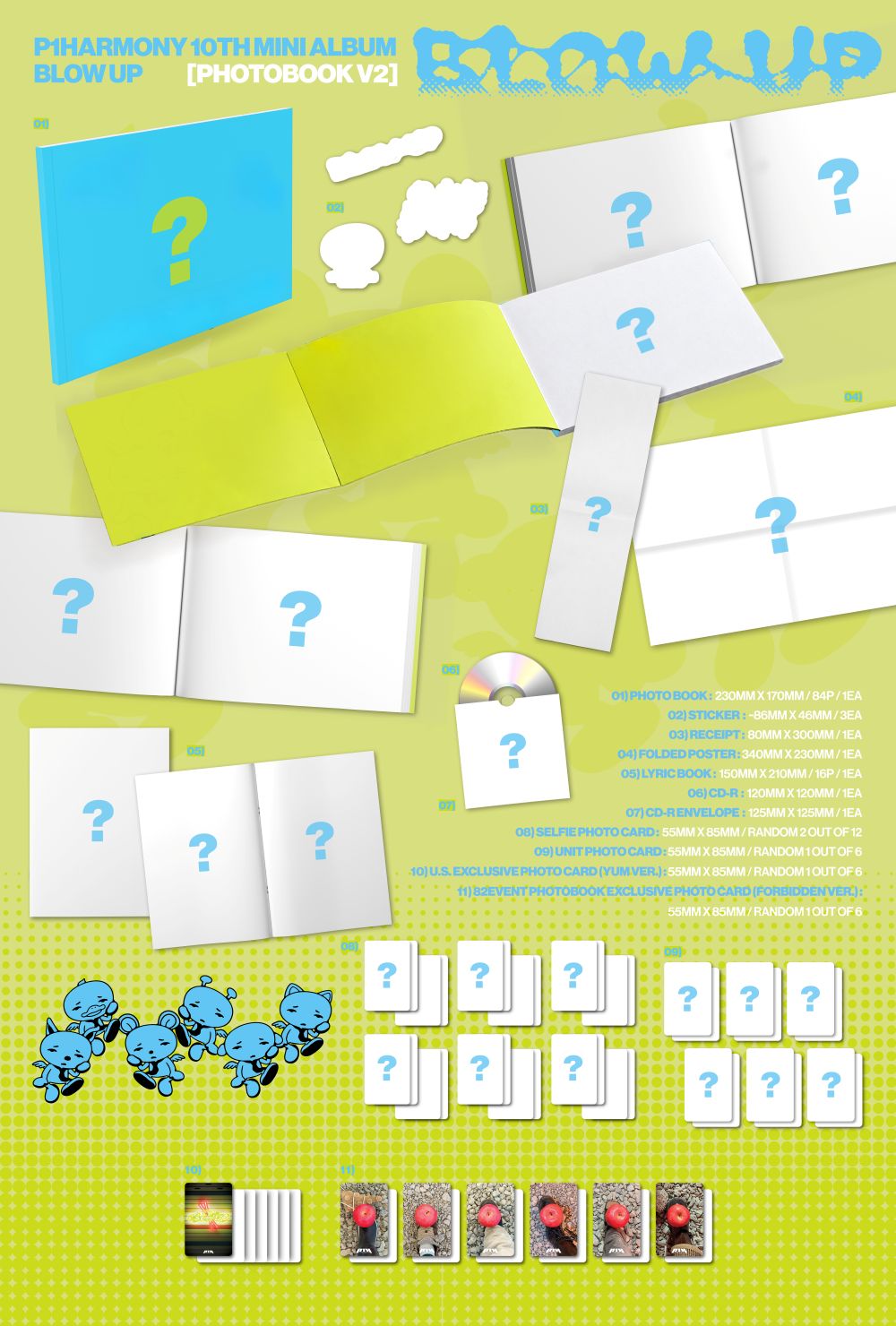 [PRE-ORDER] P1Harmony - 10th Mini Album 'BLOW UP' (Photobook ver.) - 82EVENT Exclusive