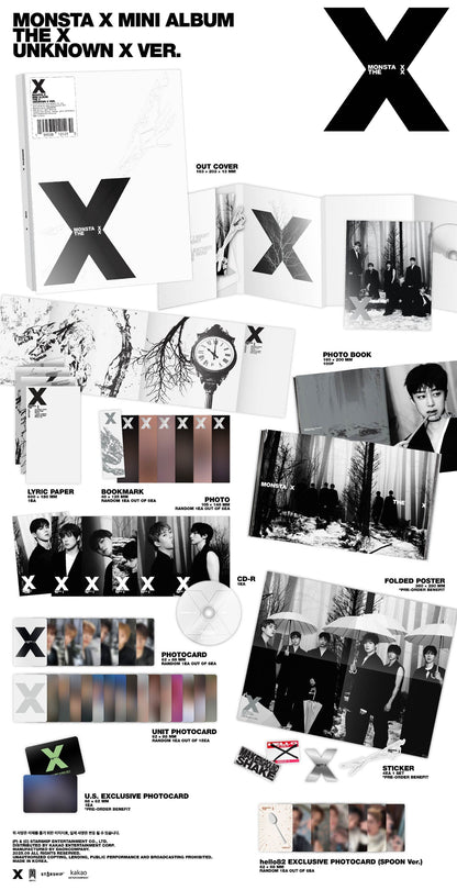 [PRE-ORDER] MONSTA X - 'THE X' (Standard ver.) (hello82 [POP-UP Exclusive])