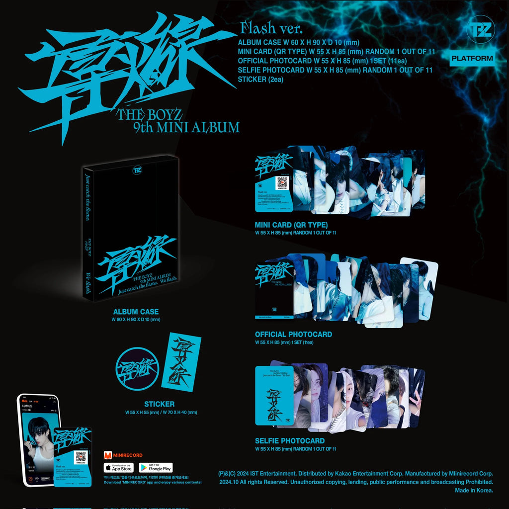 [FINAL SALE] THE BOYZ - 9th Mini-Album 'TRIGGER / 導火線 (도화선)' (Platform Version)