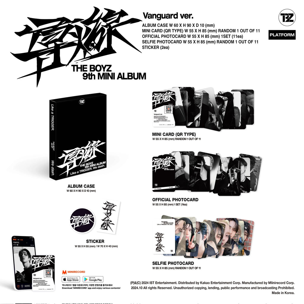 [FINAL SALE] THE BOYZ - 9th Mini-Album 'TRIGGER / 導火線 (도화선)' (Platform Version)