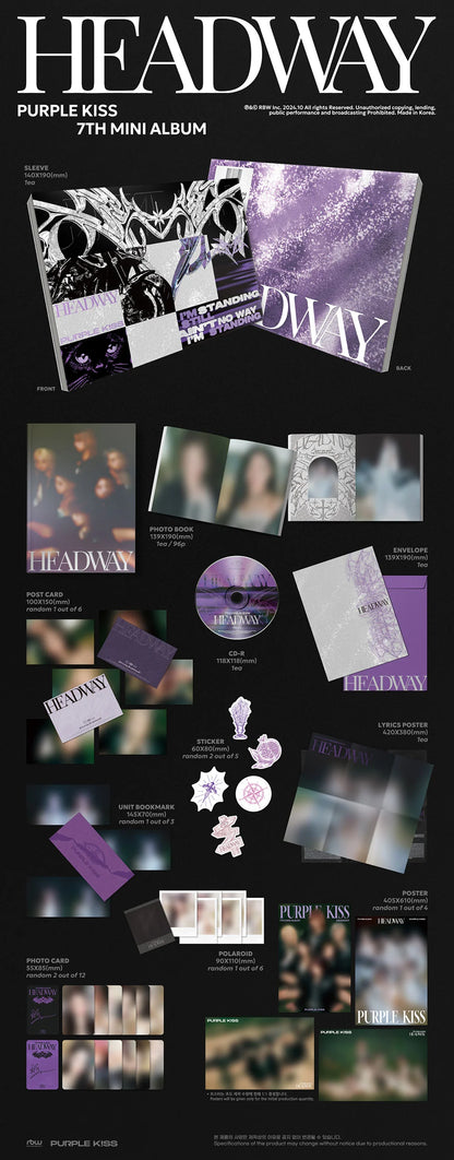 PURPLE KISS - 7th Mini-Album 'HEADWAY'