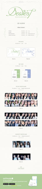 RESCENE - 2nd Single Album 'Dearest' (QR Ver.) + Apple Music Photocard POB