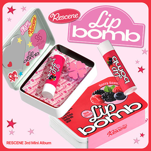 RESCENE - 3rd Mini Album 'lip bomb' (lip balm QR Ver.)