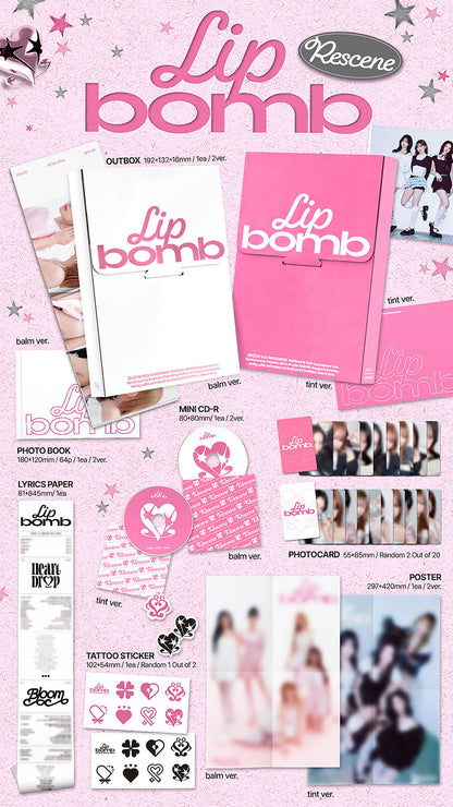 RESCENE - 3rd Mini Album 'lip bomb' (Standard Ver.)