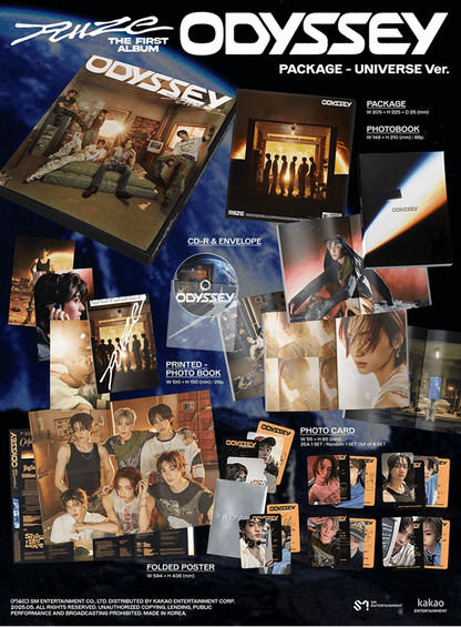 RIIZE - 1st Full Album 'ODYSSEY' (PACKAGE Ver.)