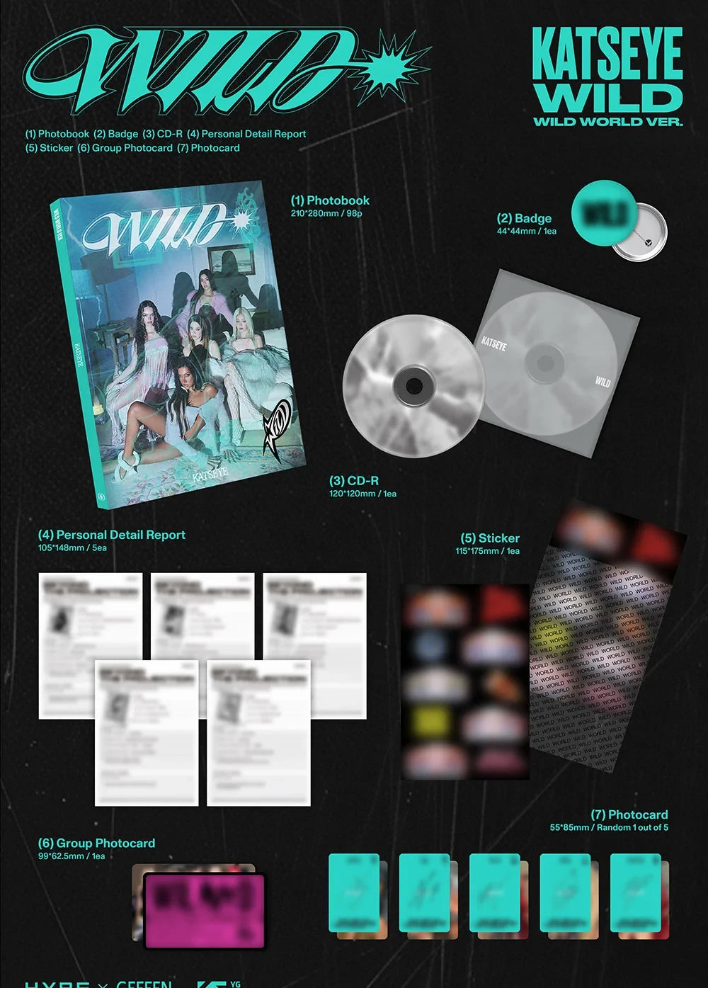[PRE-ORDER] KATSEYE - 3rd EP 'WILD'