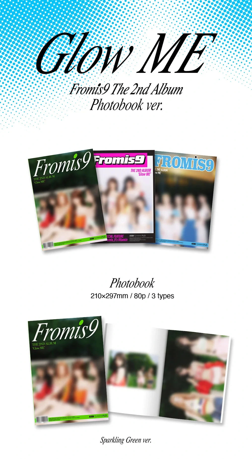 [PRE-ORDER] fromis_9 - 2nd Album 'Glow ME' (Photobook ver.)