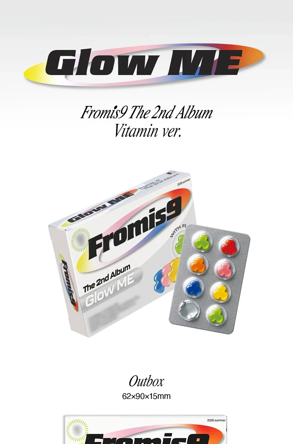 fromis_9 - 2nd Album 'Glow ME' (Vitamin ver.)
