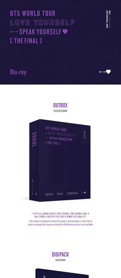 BTS - WORLD TOUR LOVE YOURSELF: SPEAK YOURSELF [THE FINAL] (Blu-ray)
