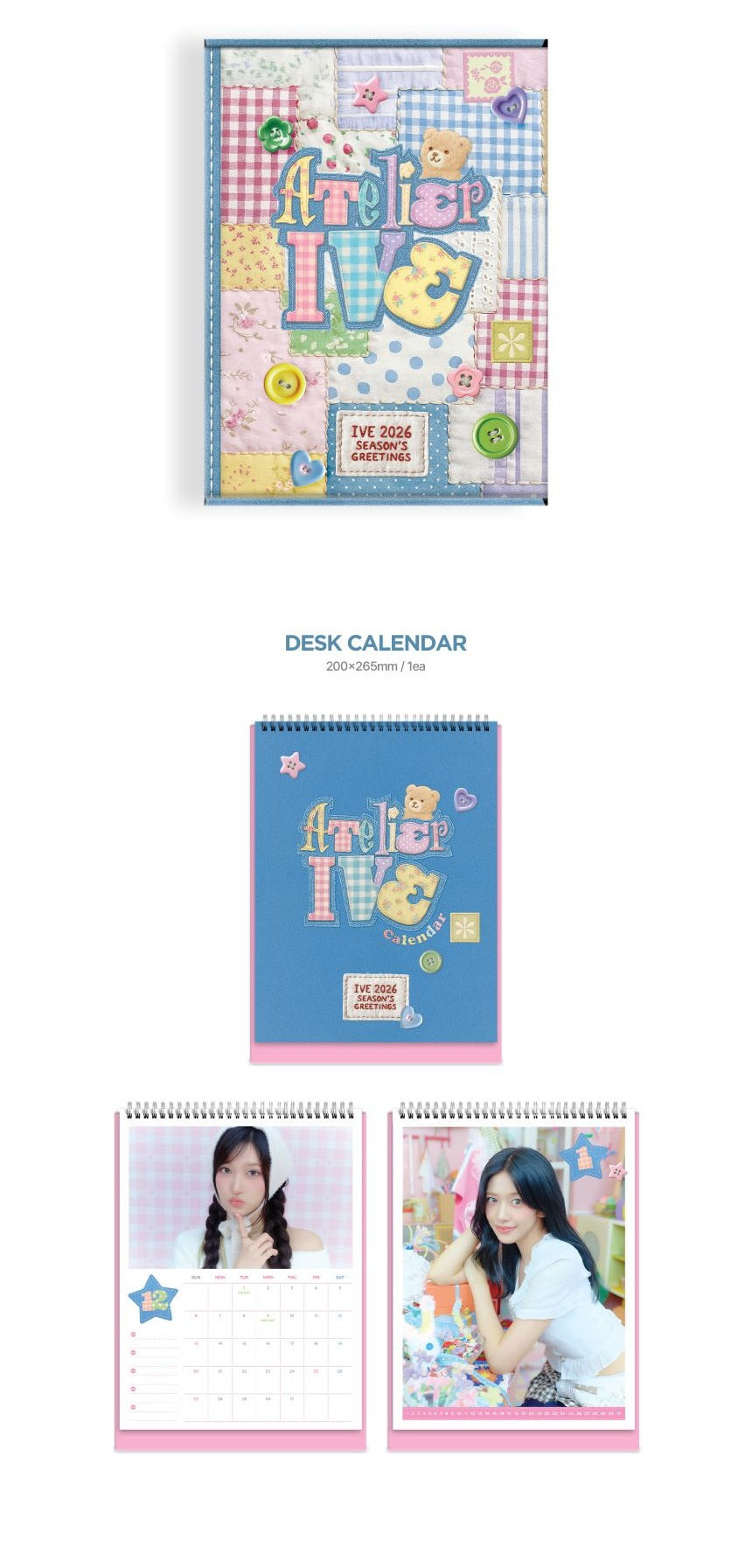 [PRE-ORDER] IVE - 2026 SEASON'S GREETINGS 'ATELIER IVE' + Selfie Photocard POB