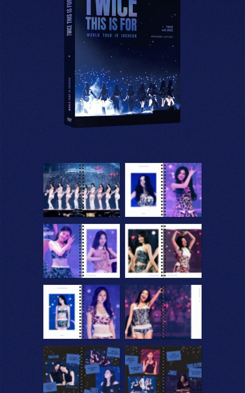 TWICE - 'THIS IS FOR' WORLD TOUR IN INCHEON DVD + Ticket POB