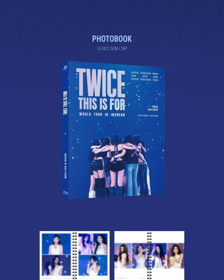TWICE - 'THIS IS FOR' WORLD TOUR IN INCHEON Blu-Ray + Ticket POB
