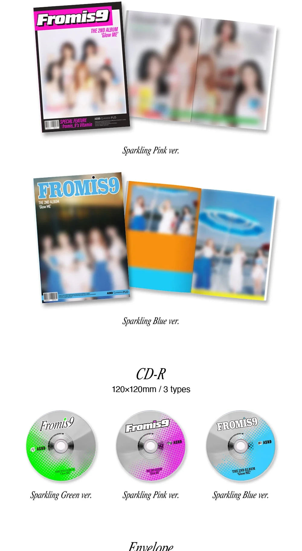 [PRE-ORDER] fromis_9 - 2nd Album 'Glow ME' (Photobook ver.)