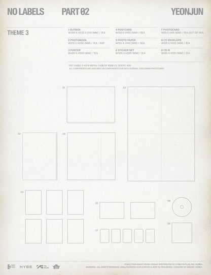 [PRE-ORDER] TXT - YEONJUN - 'NO LABELS: PART 02' (Photobook ver.) + MAKESTAR Photocard POB