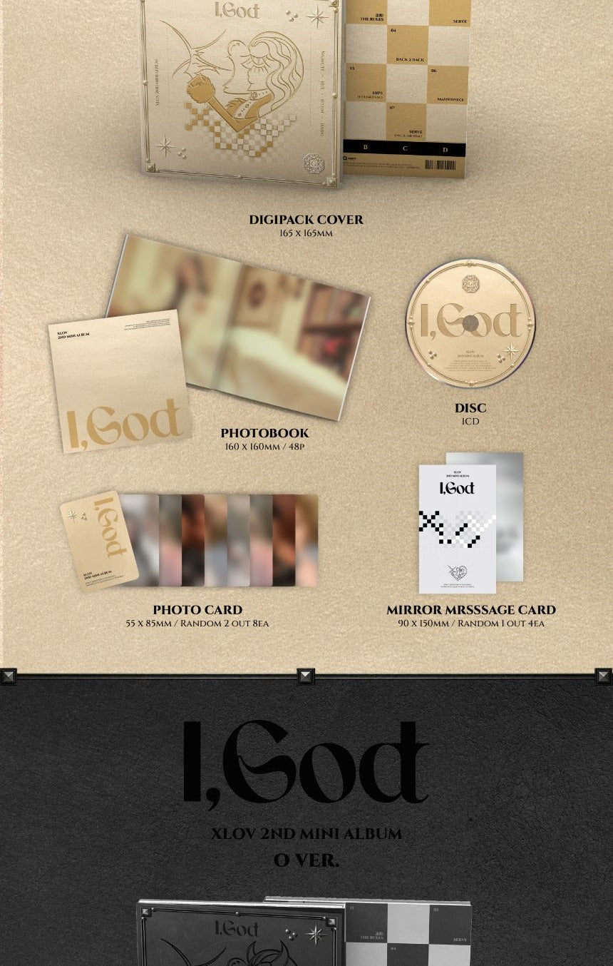 XLOV - 2nd Mini Album 'I, God' (Standard ver.)
