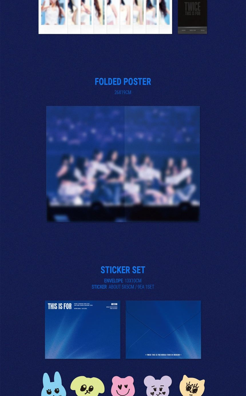 TWICE - 'THIS IS FOR' WORLD TOUR IN INCHEON DVD + Ticket POB